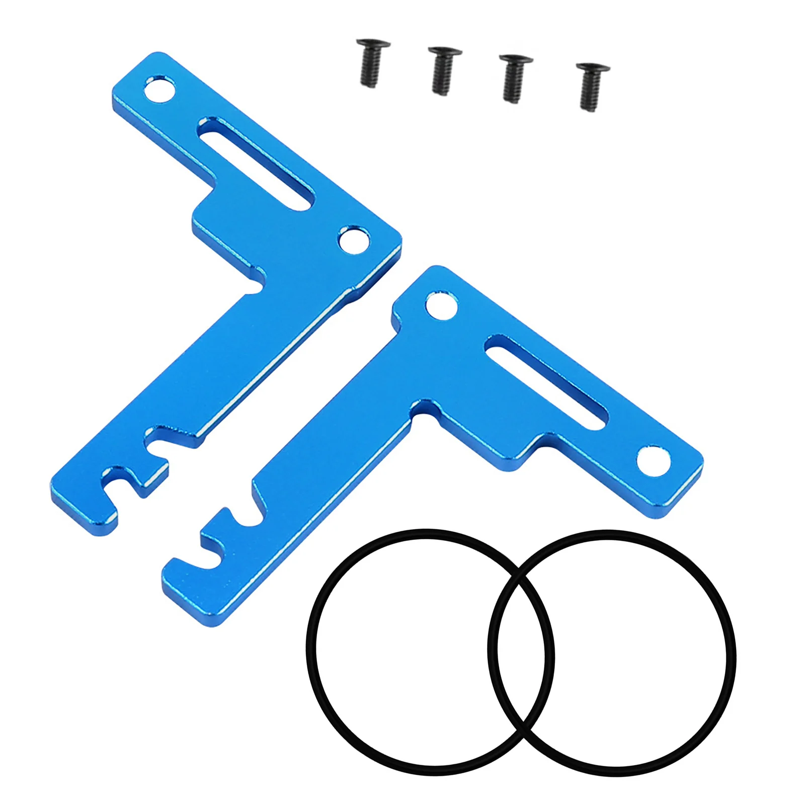 1 Set 1/10 RC Car Metal Short Battery Holder Bracket Kit Replacement For Tamiya TT02 TT02B 1/10 RC Car Accessories Upgrade Parts