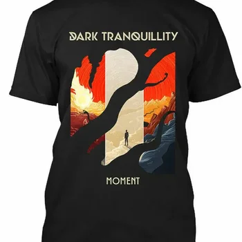 리미티드 다크 고요함 순간 스웨덴 데스 메탈 밴드 티셔츠, 신상 