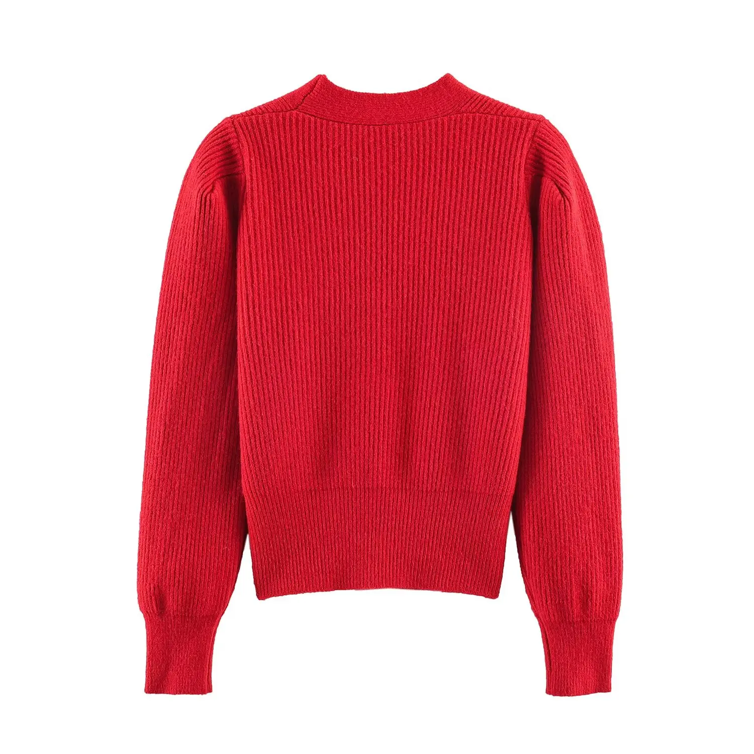 Dames Effen Gebreid Vest Lente Nieuwe Vrouwelijke V-hals Lange Mouwen Single Breasted Trui Jas Dame Casual Korte Gebreide Om