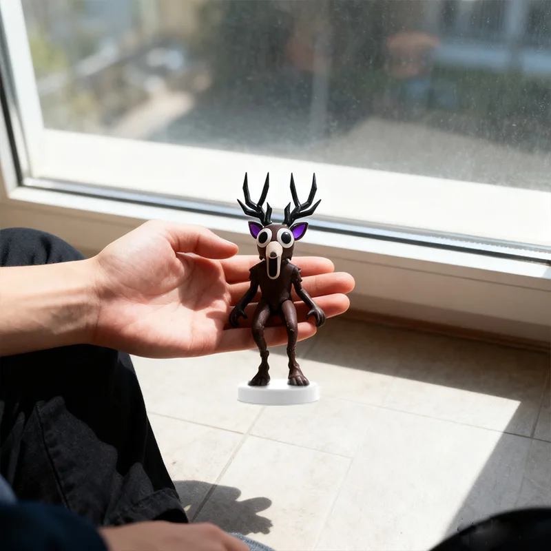 ألعاب نموذج أنيمي جديدة لعيد الميلاد والهالوين، نماذج غزال البومة والغابات المطبوعة ثلاثية الأبعاد، ديكور منزلي إبداعي، مقتنيات عصرية #1