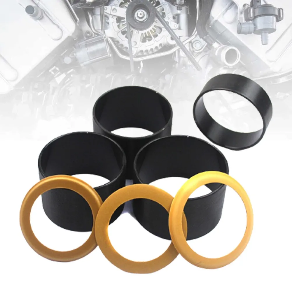 1pc Vacuum Pump Oil-Free Mute Air Compressor Cylinder Sleeve Piston Cylinder Ring Black-Rubber Fit 550W-1600W Air Compressor