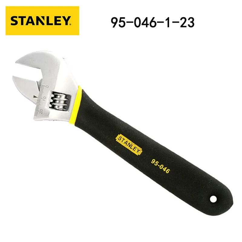 Stanley 95-046-1-23 Adjustable Spanner With Plastic Handle Adjustable Open End Wrench 6 inch