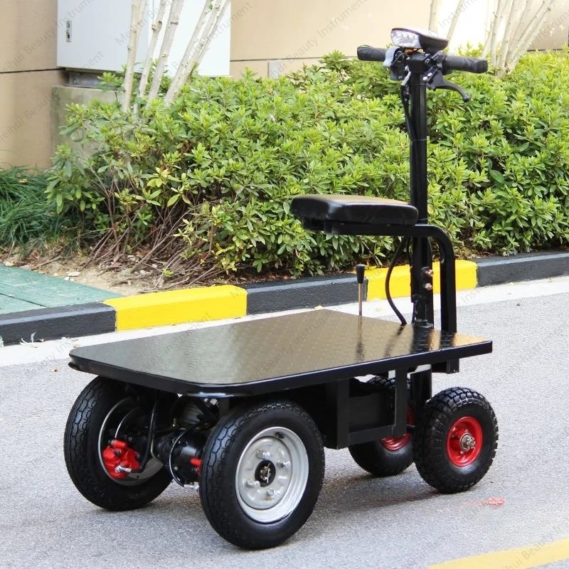 Up and Down Donkey Carts, Electric Flatbed Carts, Warehouse Carts, Three Wheeled Electric Vehicles for Transportation