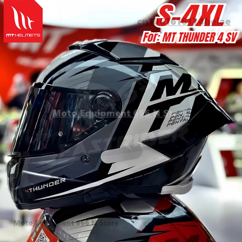 

MT THENER 4 SV Motorcycle Full Helmet Men's and Women's Personalized Four Seasons Racing Helmet Large Size Riding Helmet