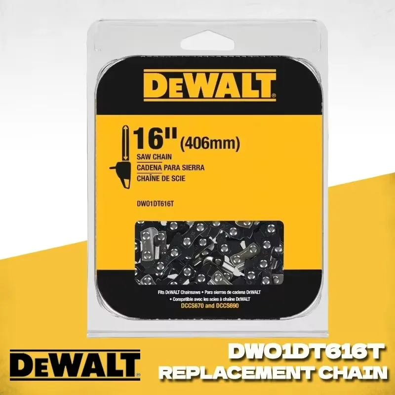 

DEWALT DWO1DT616T 40cm 16 in. Chainsaw Replacement Chain For DCM575 Dewalt Power Tool Accessories