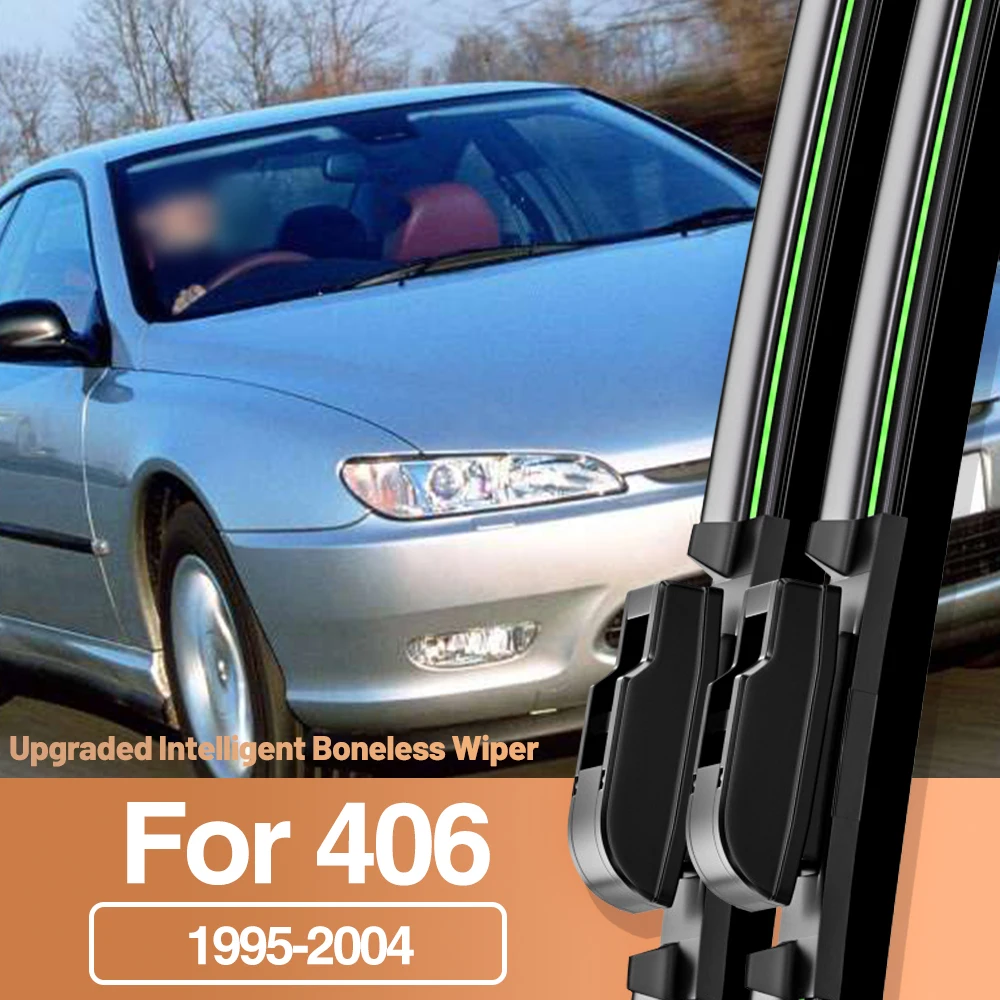 

2pcs For Peugeot 406 1995-2004 Front Windshield Wiper Blades Windscreen Window Accessories 1996 1997 1999 2000 2001 2002 2003