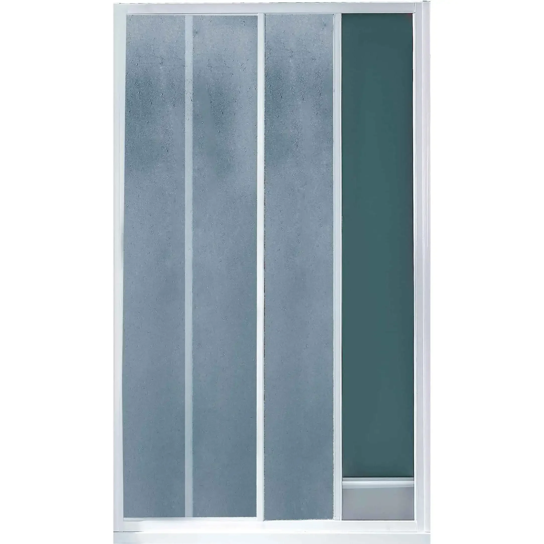 1 fixed and 1 sliding door, bubble bath set
