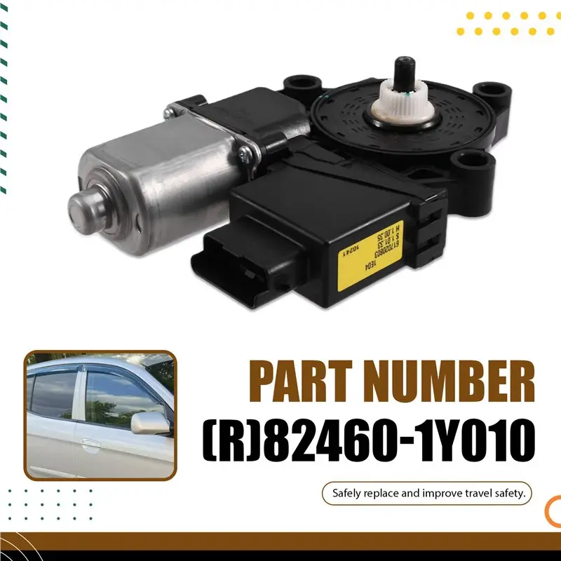 AT92-Front Power Window Motor Replacement 6Pin Connector For Kia Picanto Morning 2011+ Right 82460-1Y010