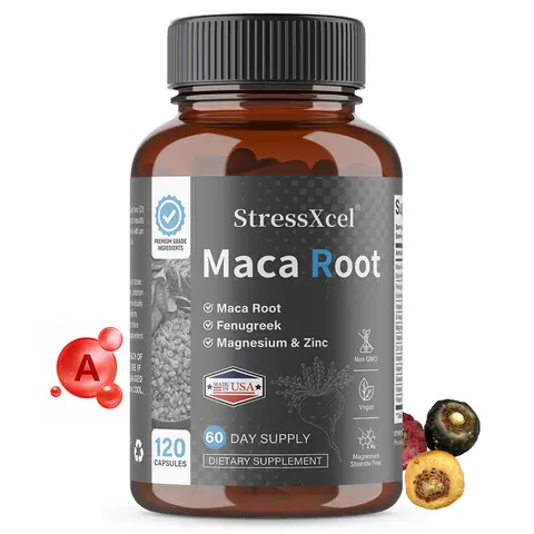Maca Root | High Strength Maca Supplement for Men & Women,with VitaminA,B,D,Zinc,Promotes Energy and Vitality, Balances Hormones