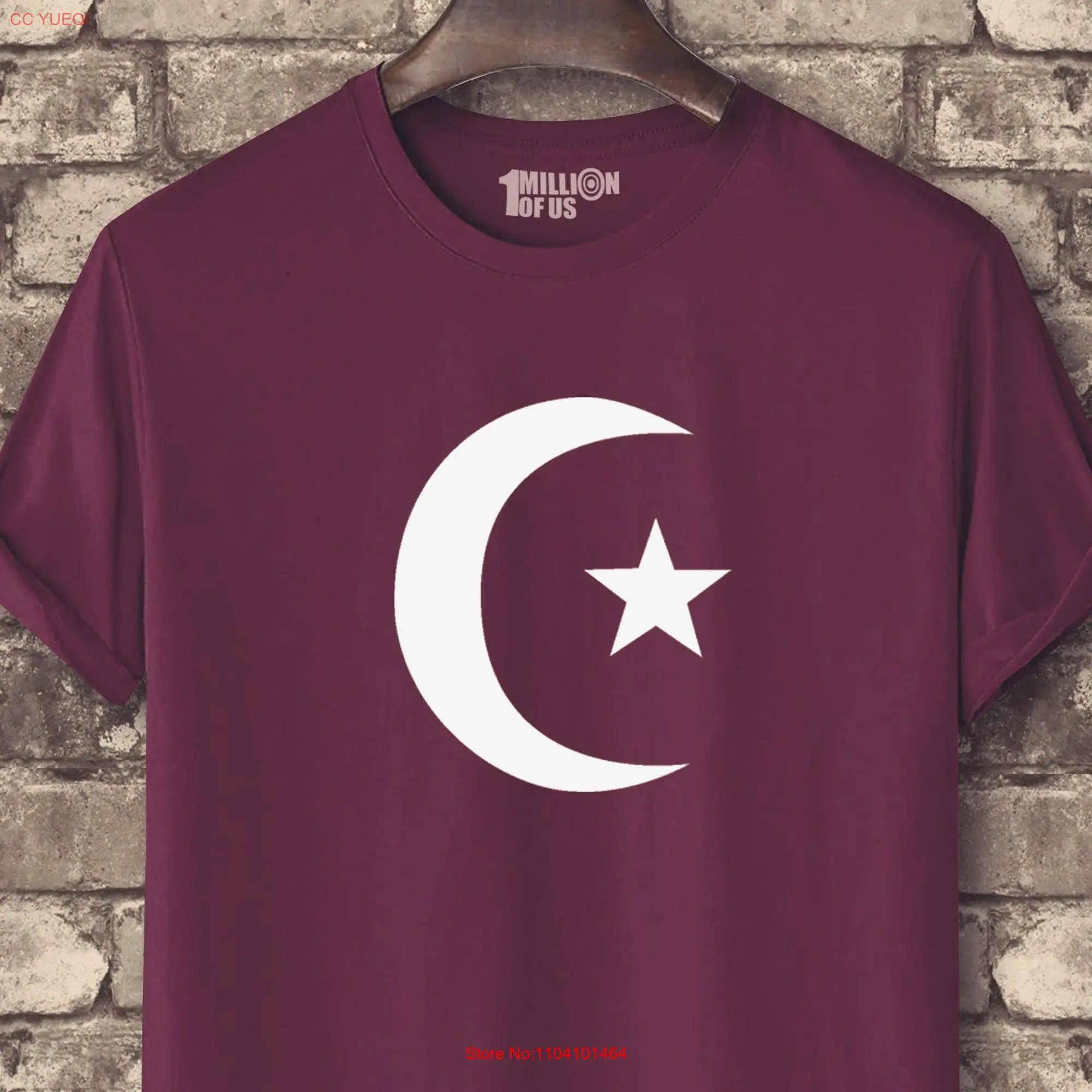 Mens or Ladies Ancient Star and Crescent symbol T Shirt sizes S 3XL 6 18 long or short sleeves