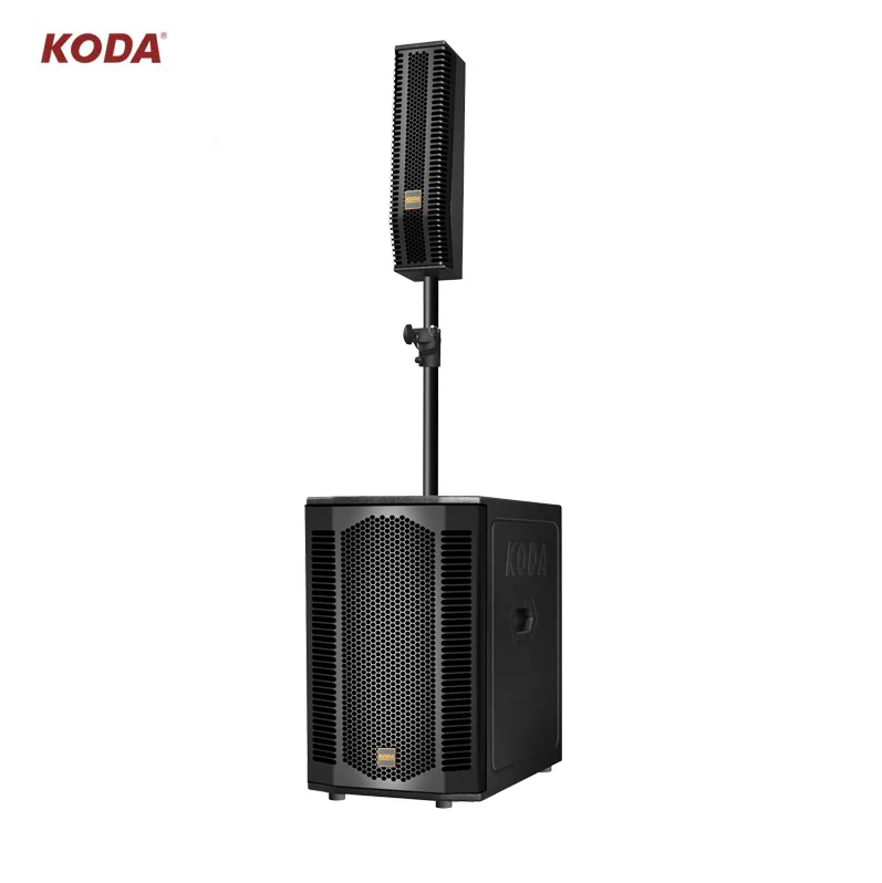 KODA Black Pa column speaker system line array column speaker