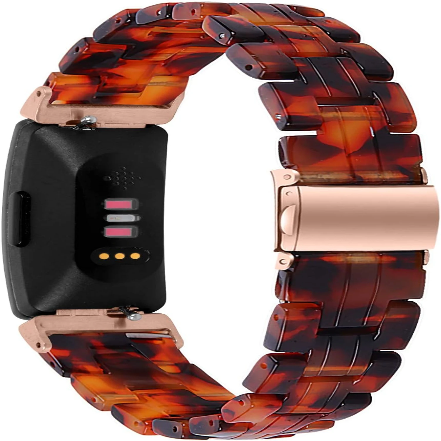 

Elevate Your Workout Style with This Stylish, Durable Resin Bracelet - Fashionable High-Quality Strap for Inspire HR, Inspire 2,