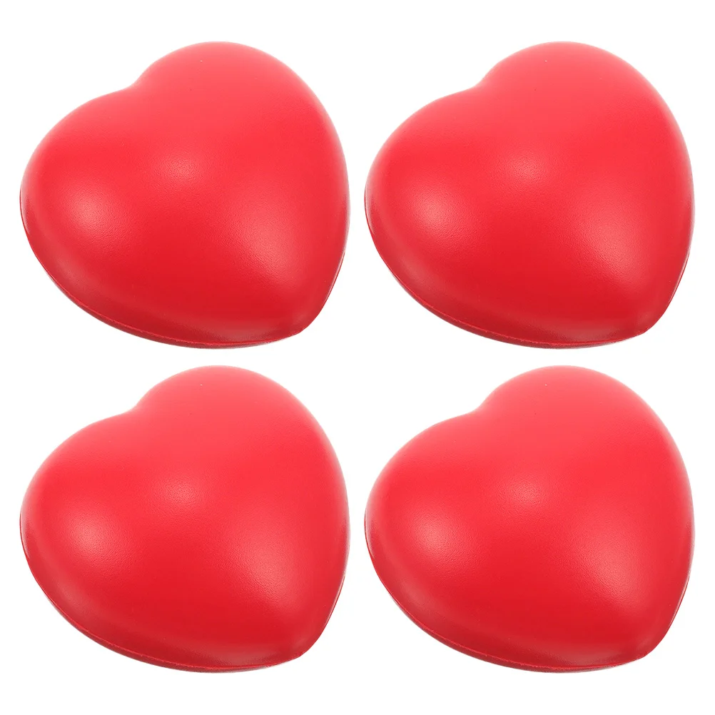 

4 Pcs Rehabilitation Grip Ball Exercise Gifts for Seniors Hand Exerciser Pu Sponge Balls Strength Finger