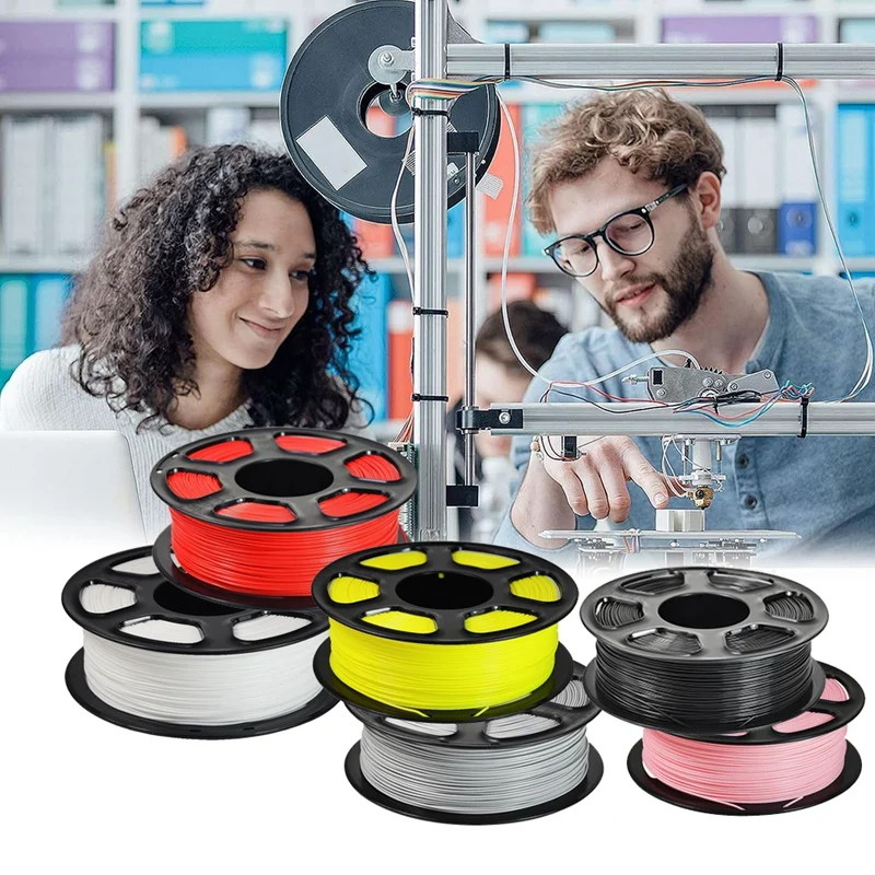 PLA 3D Printer Filament, Neatly Wound PLA Filament 1.75Mm Fit Most FDM 3D Printers,1KG Spool PLA Filament