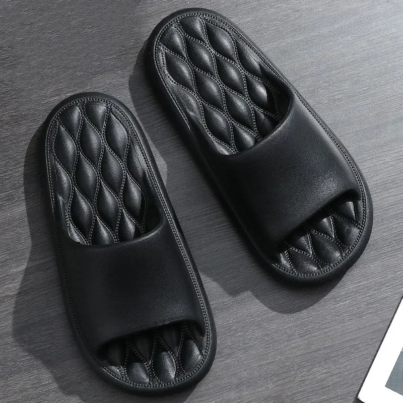 Youpin Xiaomi حجم كبير النعال موضة عدم الانزلاق إيفا الحمام الشرائح الصنادل الصيف داخلي لينة وحيد منصة سميكة الرجال النساء