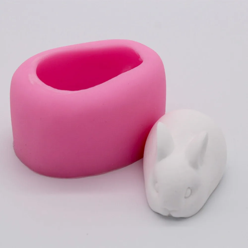 Mini Animal Silicone Mold  Soap Resin Candle Chocolate Rabbit for DIY Handmade Crafts Candy Jelly Ice Cube Mold