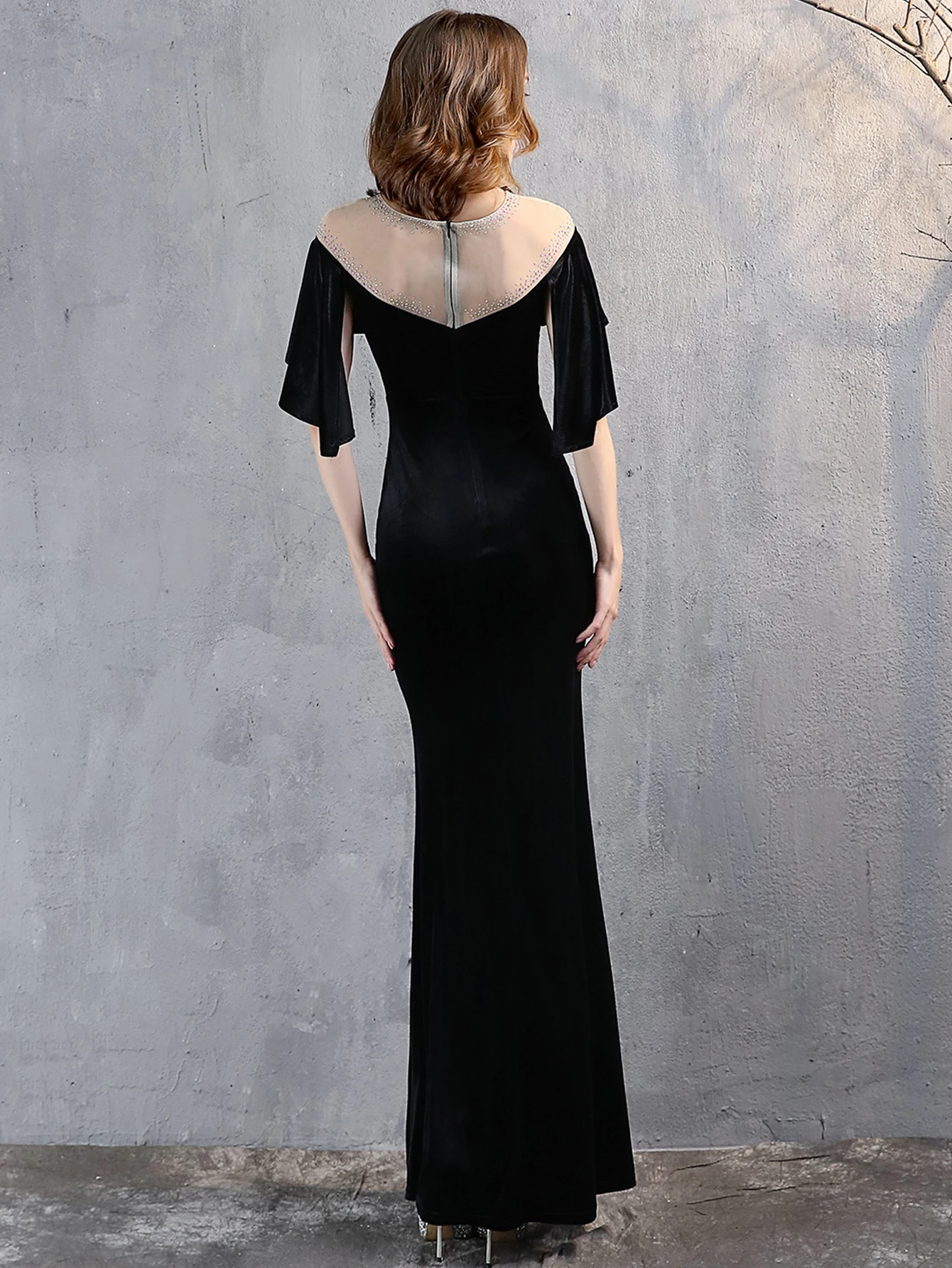 Sexy elegant wedding party long dresses 2025 woman luxury prom evening dresses bodycon mesh rhinestone maxi summer dress vestido