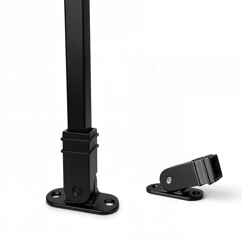 For Indoor Railing Post Assembly Kit in Aluminum Alloy with Flat Base Geometry and Height-Specific Positioning