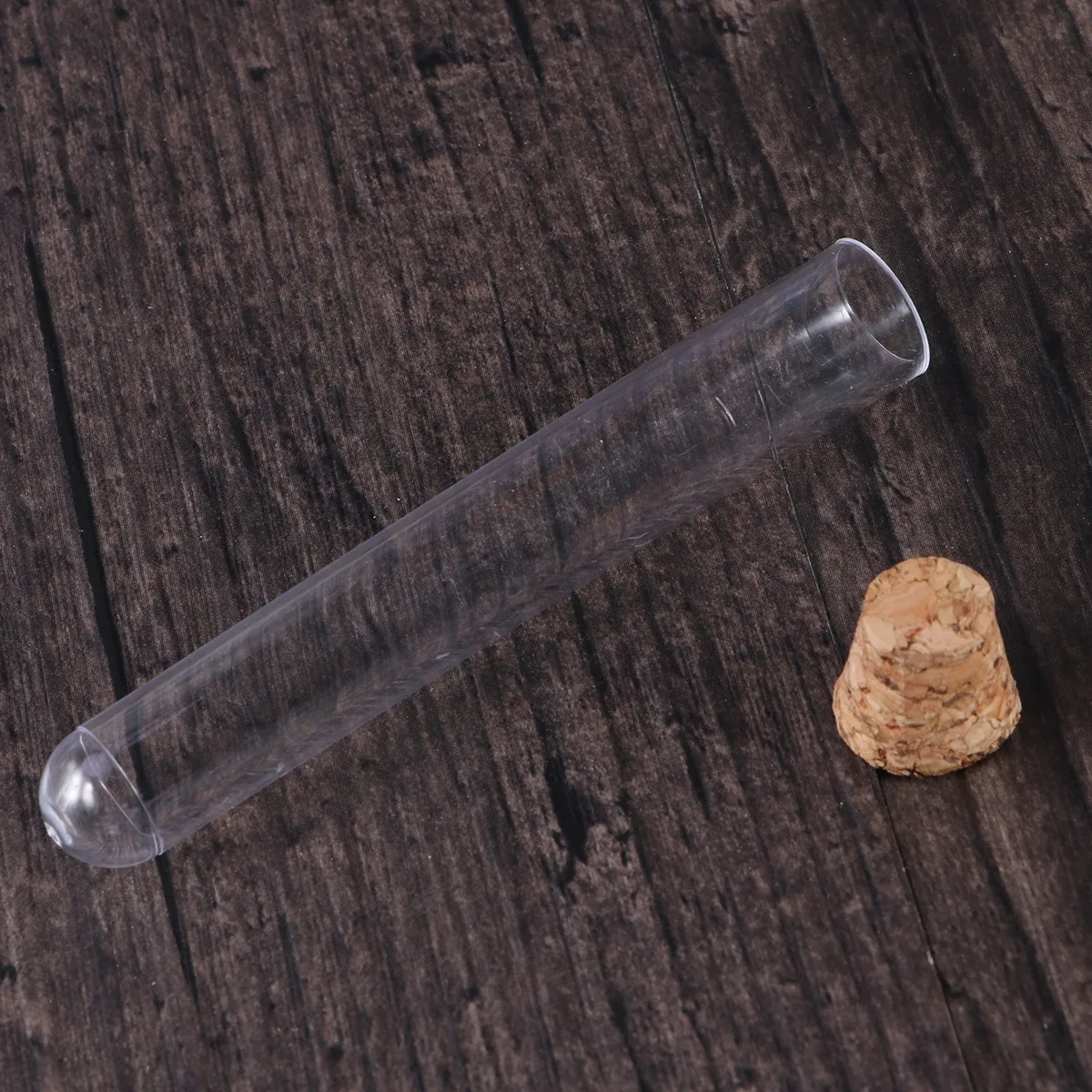 

200Pcs Glass Test Tubes Cork Stoppers Leak Proof Storage for Samples Lotion Liquid Gel Travel Use
