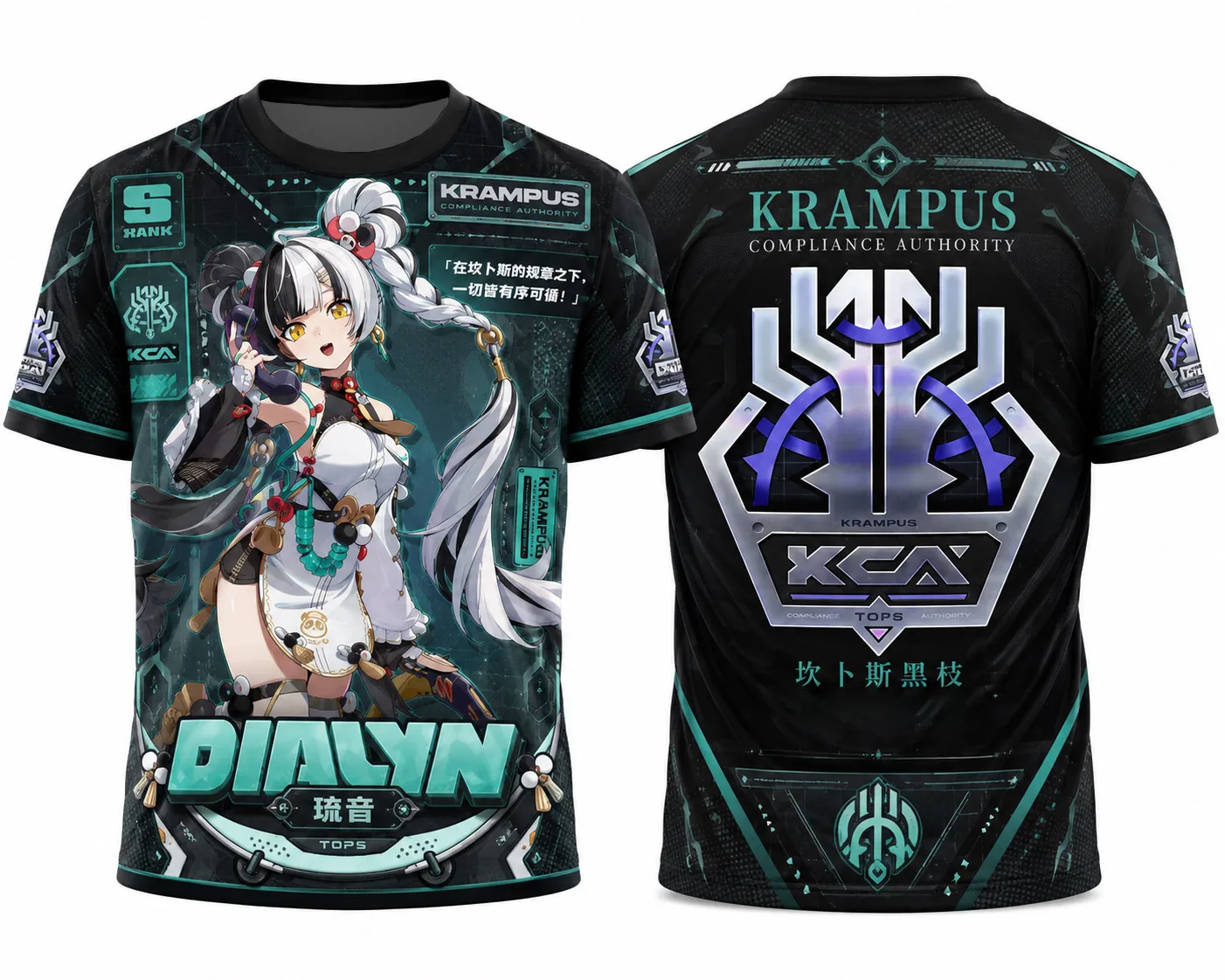 Zenless Zone Zero Character Dialyn,Ye Shunguang,Ellen Joe,Remielle Dan,3D Print Breathable Soft Mesh Jersey  Men T Shirt Y2k