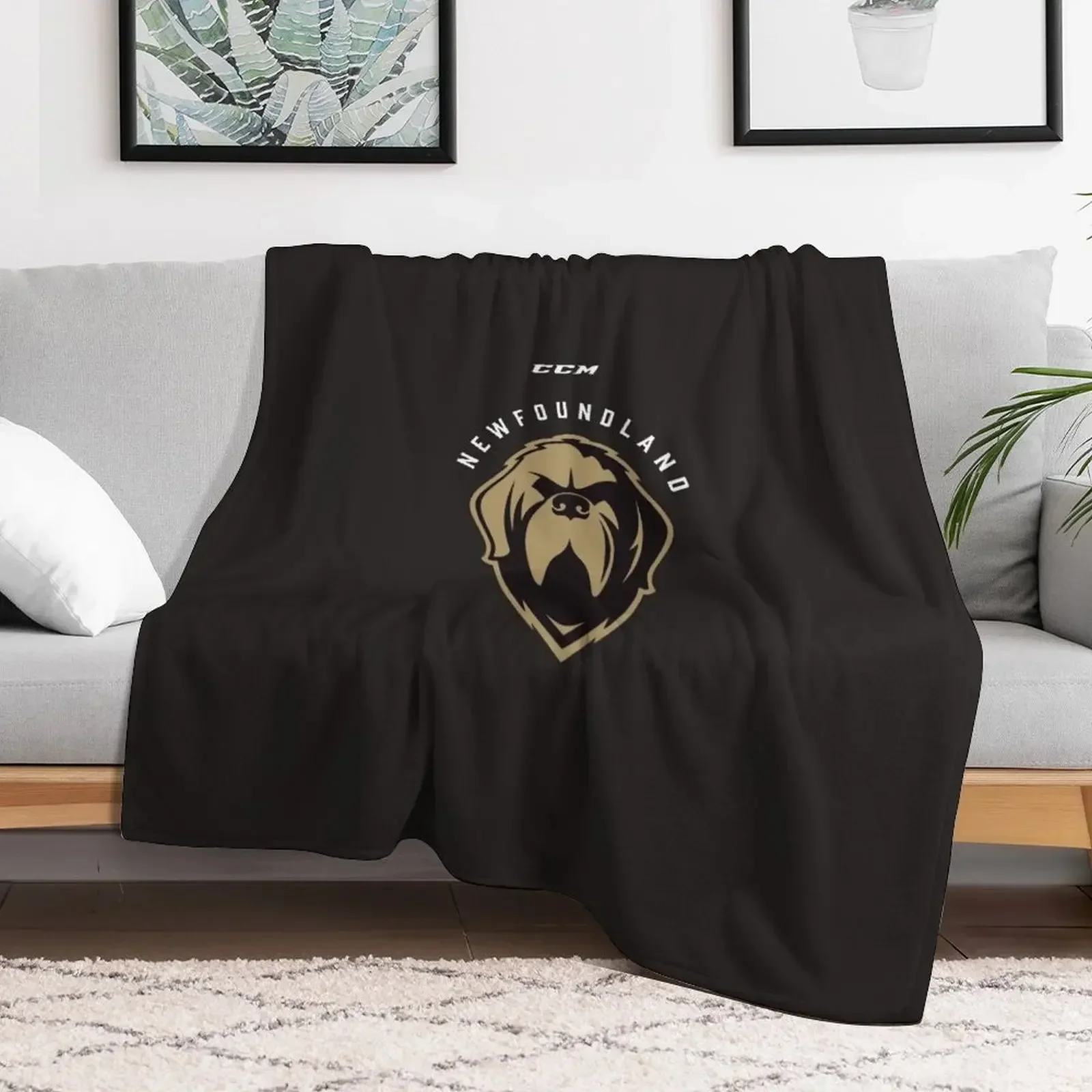 

Best Selling - Newfoundland Growlers Merchandise Essential T-Shirt Throw Blanket Baby Beach Cute Blankets