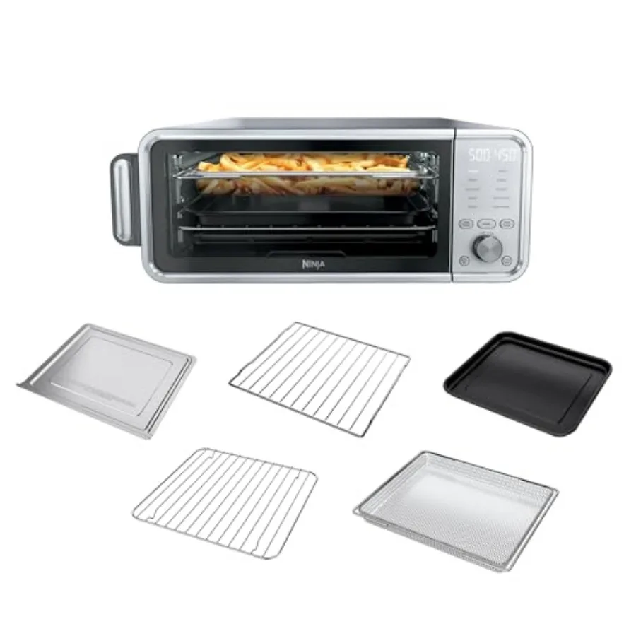 

FT405CO 10-in-1 Digital Air Fry Oven with Extra Large Capacity Flip Up and Away Design Stainless Steel Exterior Precise Tempera