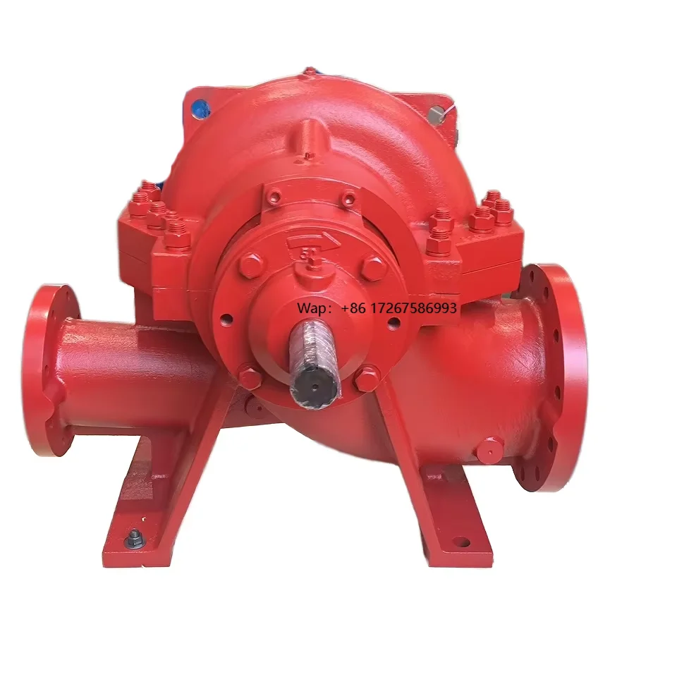 مضخة مياه بالطرد المركزي ذات جودة عالية ذات شفط مزدوج مع خدمة OEM