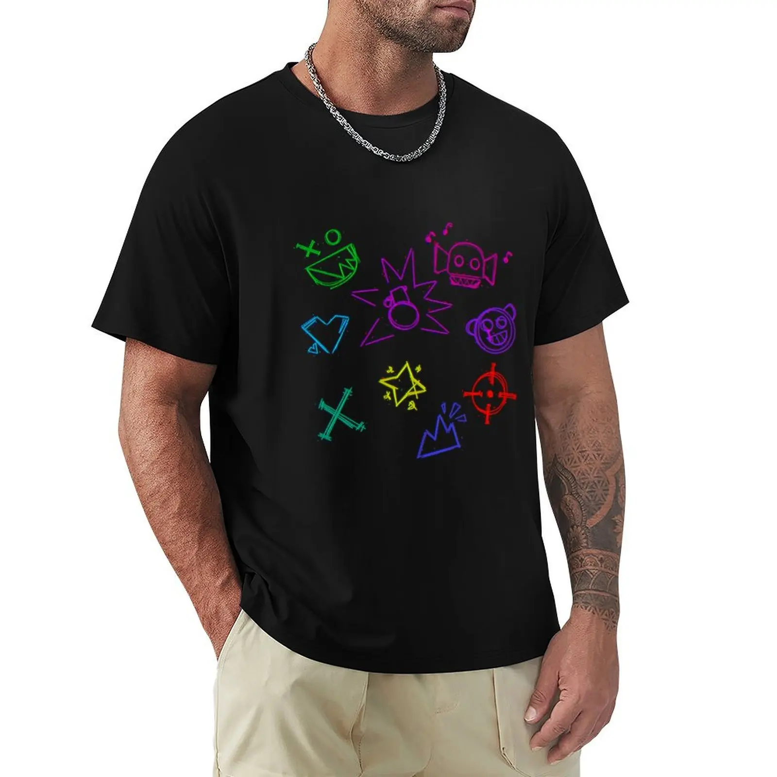 Jinx Scribbles T-Shirt Casual Daily Outfit T-Shirt