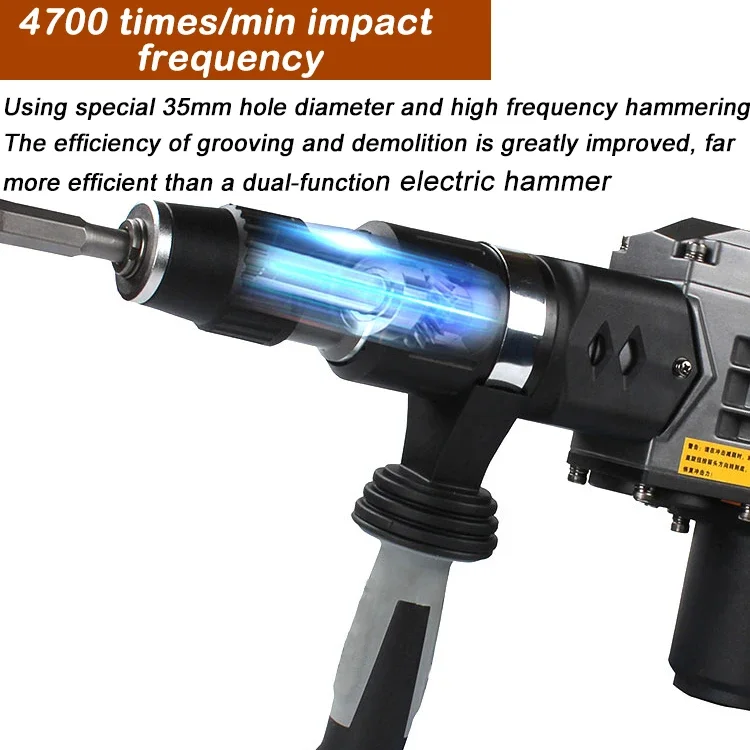 220V 1010W Multifunctional Electric Drill Poweful Electric Hammer Electric Pick Industrial Grade Electric Heavy-duty Hammer