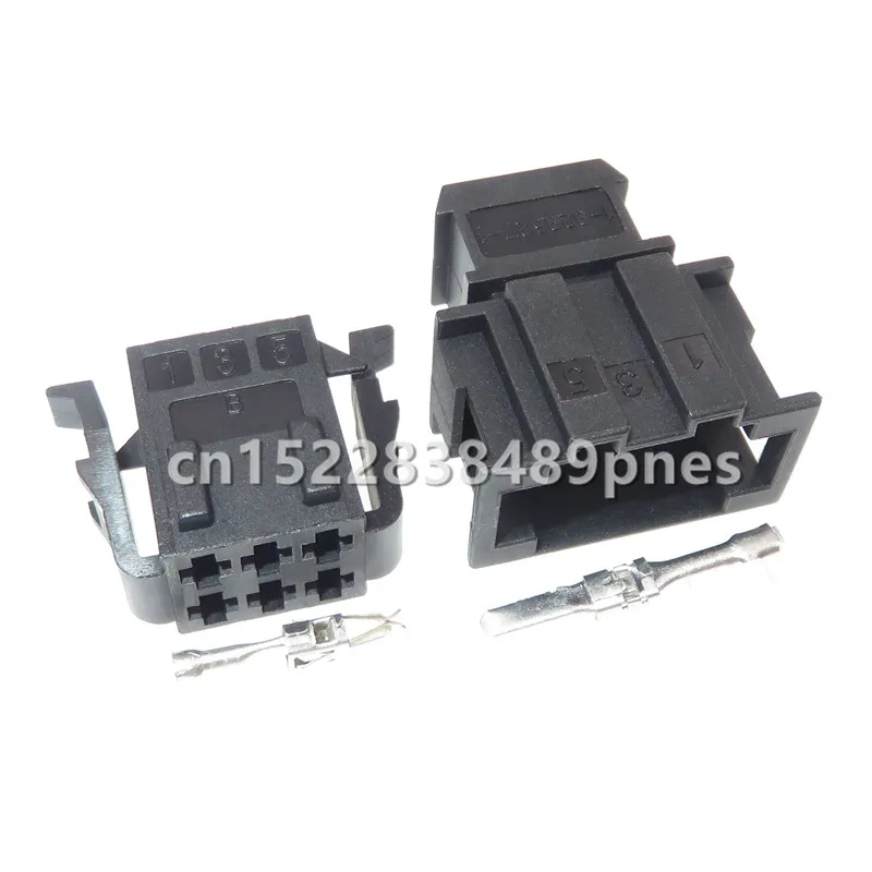 6 Pole 1-929627-1 1-929621-1 Housing Socket Automotive Wiring Harness Plug For Audi Electric Ventilatio Seat Switch Connector