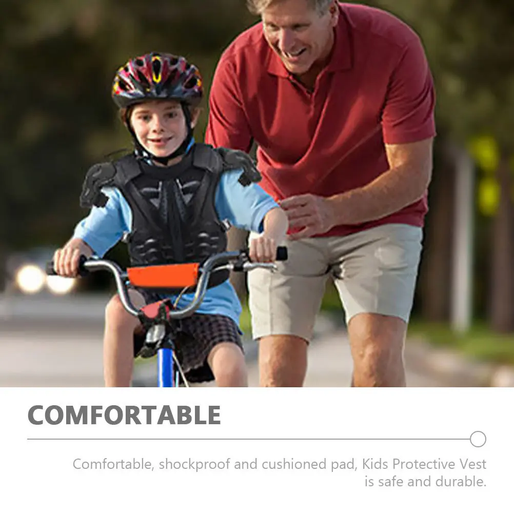 

Детская защитная экипировка для сноубординга и езды на велосипеде: защита груди, спины и позвоночника, регулируемые эластичные ремни, удобные, ударопрочные.