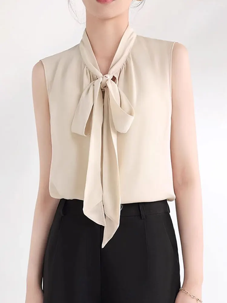 Faionable Svel irt المرأة مريحة ربيع 2025 تصميم بسيط عصري أعلى مادة الحرير الكورية Sle قطع مستقيمة #2