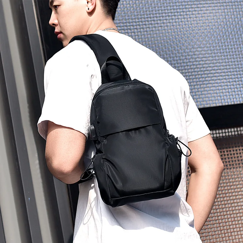 

Men's Waterproof Chest Bag Fashionable Leisure Outdoor Sports Travel Slant Cross Business Bag