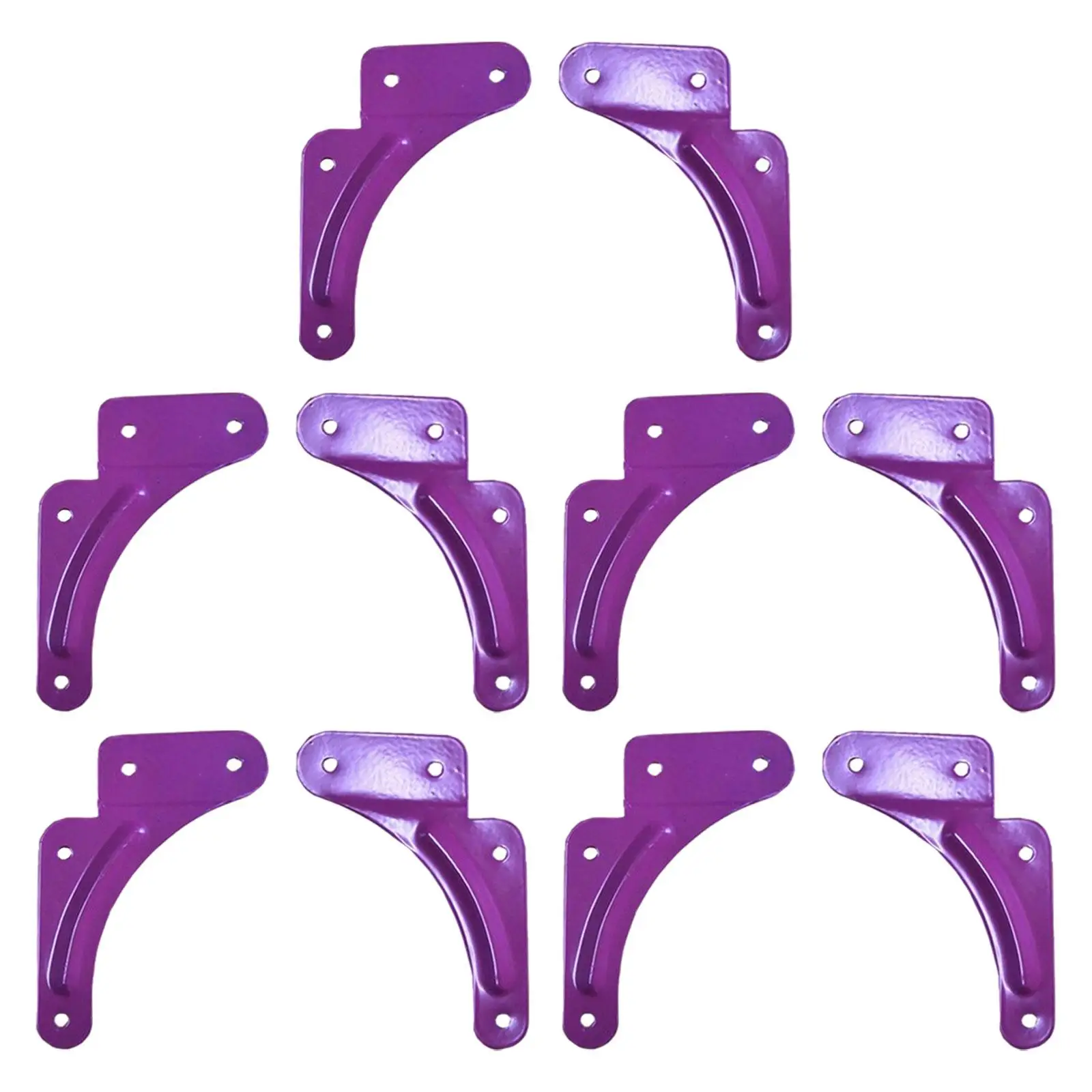 10Pcs Step Ladder Reinforcement Mounting Plate Single Straight Ladder Shelf L