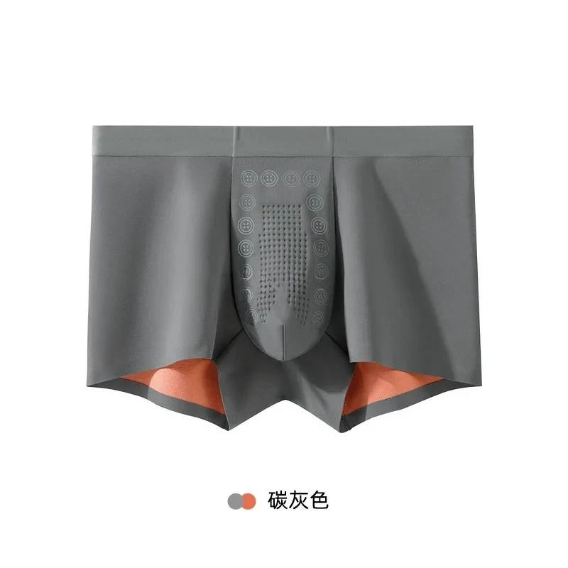 Baru 100D Dua Sisi Modal Pinggang Tengah Pakaian Dalam Mulus Celana Boxer Pria Celana Dalam 7A Antibakteri Anti Bau