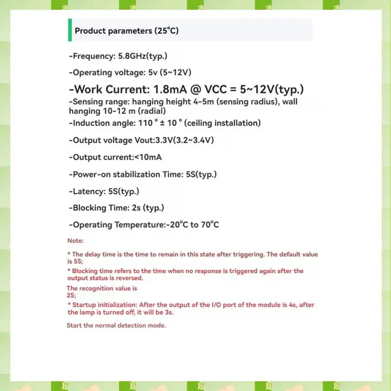 2025 LD020 5.8G Human Presence Radar Sensor Module Ultra-Small Size High Sensitivity Radar Sensor,LD020 5.8G Human Presence Rada