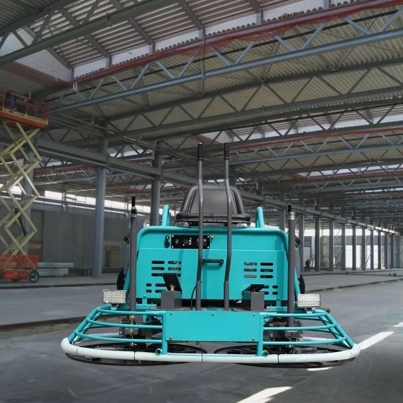 Driving Type Double Disc Power Trowel Edging Smooth Concrete Troweling Machine Ride on Power Trowel for Selling