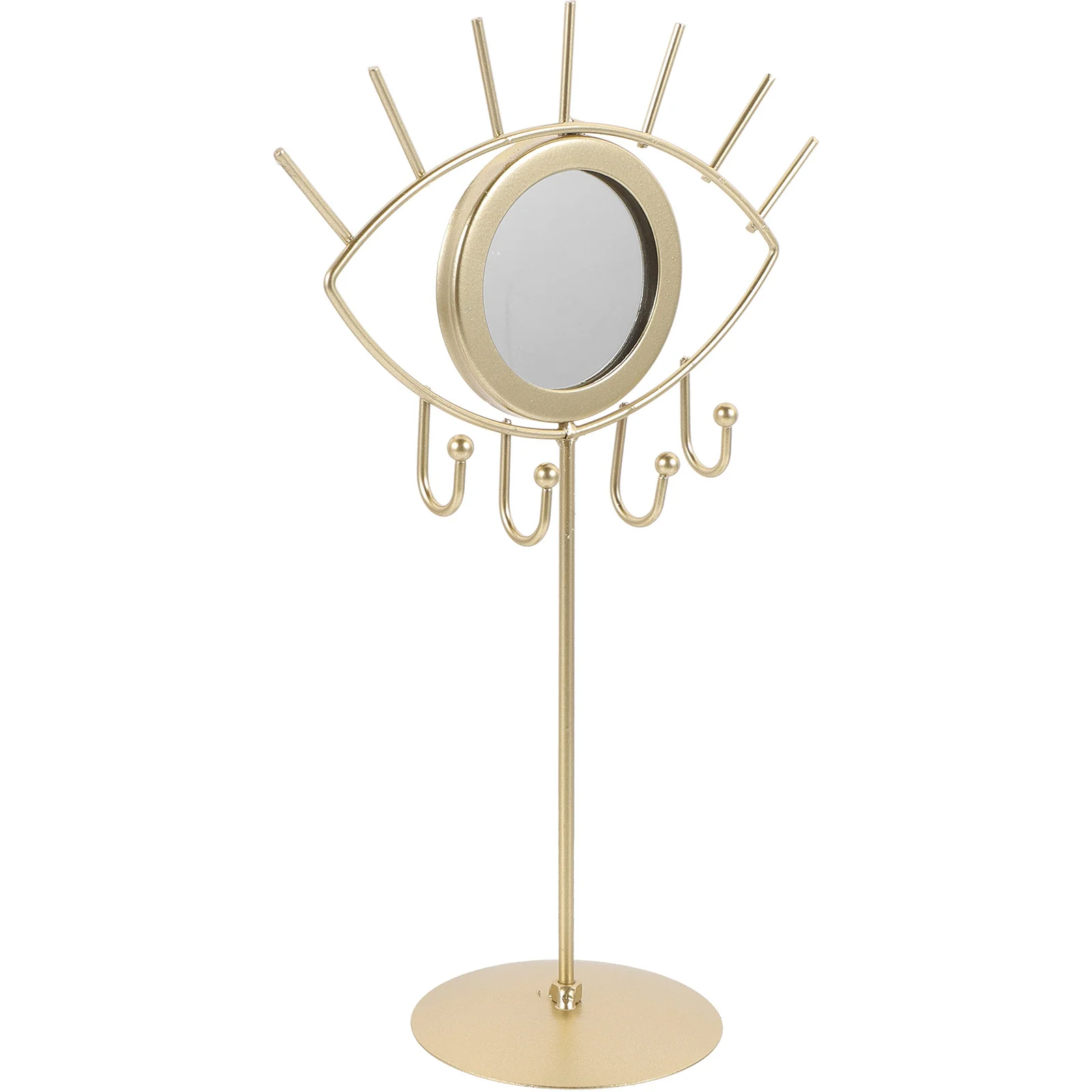 

Steady Jewelry Display Stand Holder Organizer Earring Necklace Ring Storage Vanity Mirror Tabletop Decorative Detachable Hanging