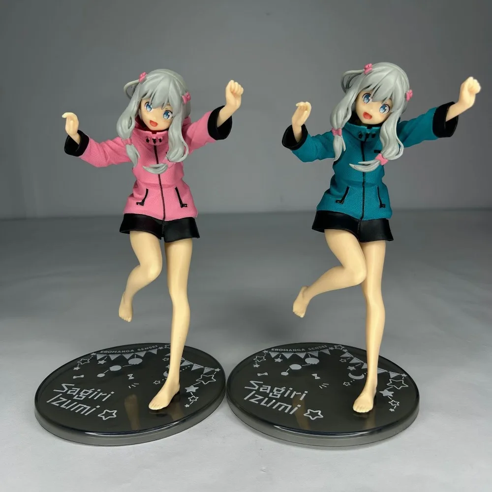 

Anime Character Beautiful Girl Cute Figurine Two Tone Hooded Izumi Sagiri Home Clothing Home Decor Desktop Ornament Party Gift