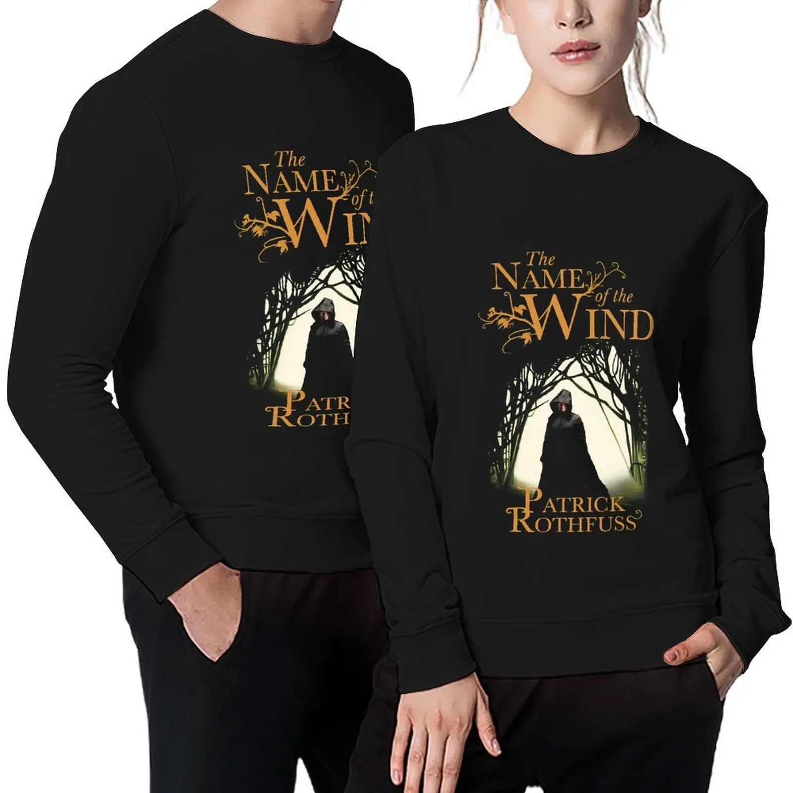 The Name of the Wind The Kingkiller Chronicle.black Pullover men's clothes men's clothing mens clothing blouse sweatshirt men