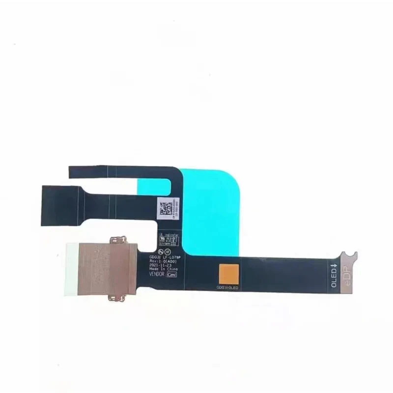 New Original LCD LED Video Flex Cable For DELL XPS 13 Plus 9320 (2022) OLED GDO31 LF-L079P  Laptop DA300010010 0T6VDG