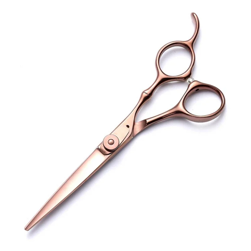 6Inch440CHair Salon Hair Stylist Professional Thinning Shear Flat and Tooth Scissors Bronze Hair Scissors