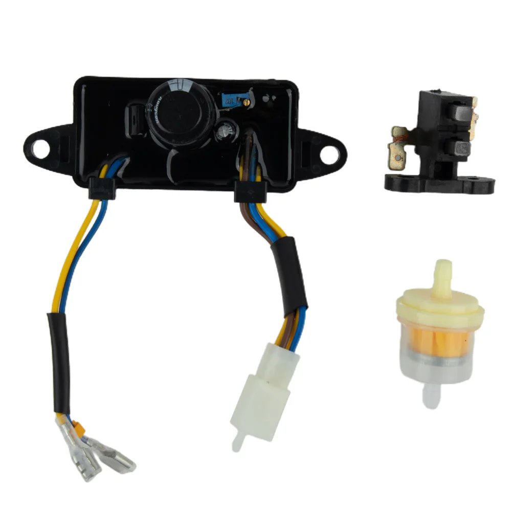 Enhance Performance of 2KW 3KW Generators with Single Phase AVR Rectifier Includes Carbon Brush and Fuel Filter