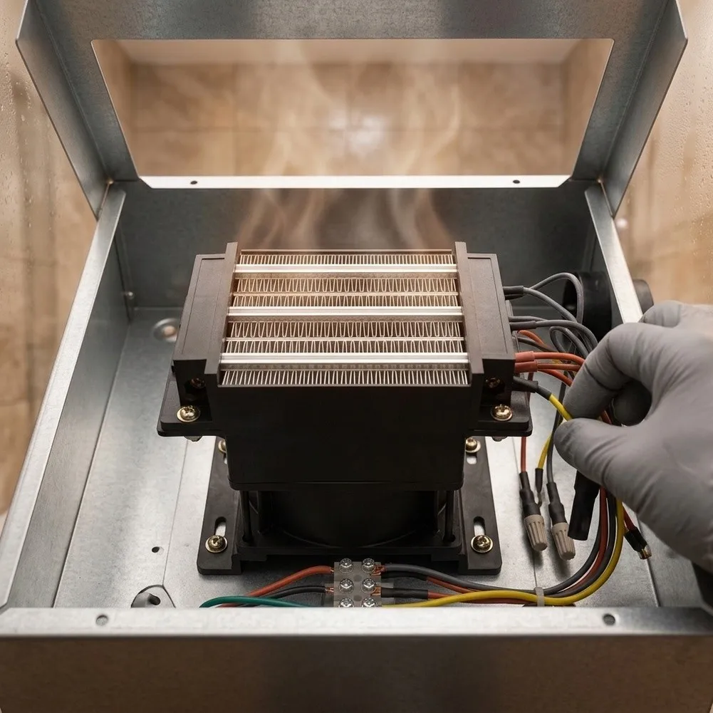 500W For PTC Fan for Efficient Warmth in Tight Spaces Including Automotive Systems Incubators and Calibration Equipment