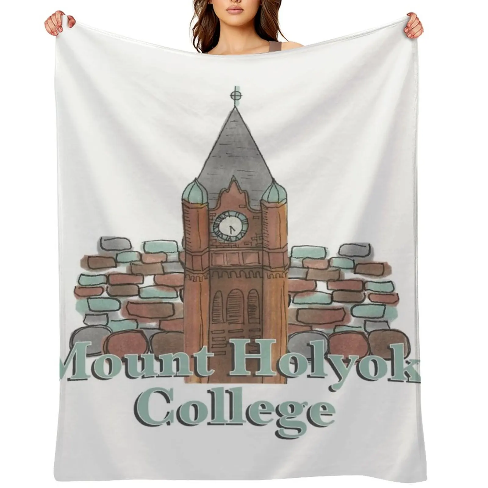 

Mount Holyoke Throw Blanket Luxury Designer Camping Hairys Decorative Sofa Blankets