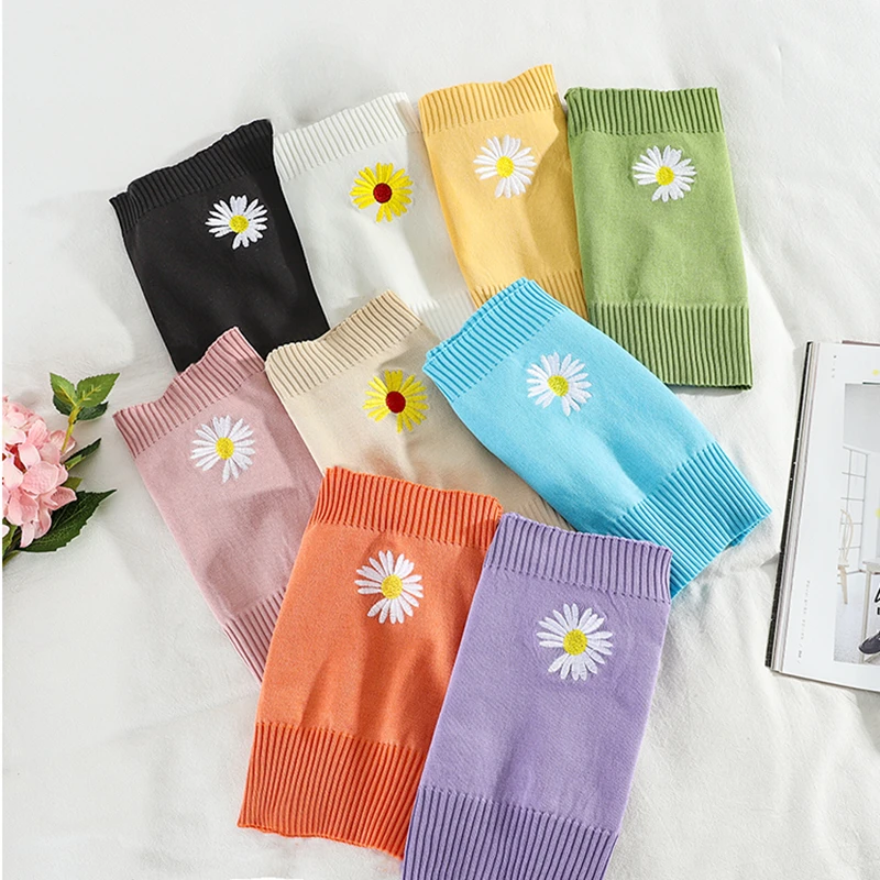 Embroidered Daisy Cami Tops Tie Strap Knit Camisole Women Teengirl Crop Tops 2024 Summer Cute Fairycore Aesthetic Outfit