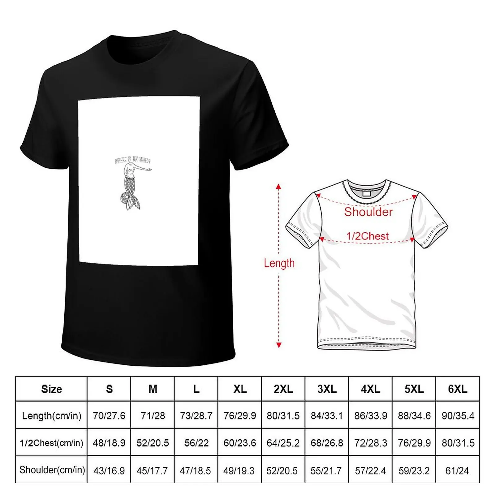 Pixies Mermaid T-Shirt Christmas Theme Tee Top