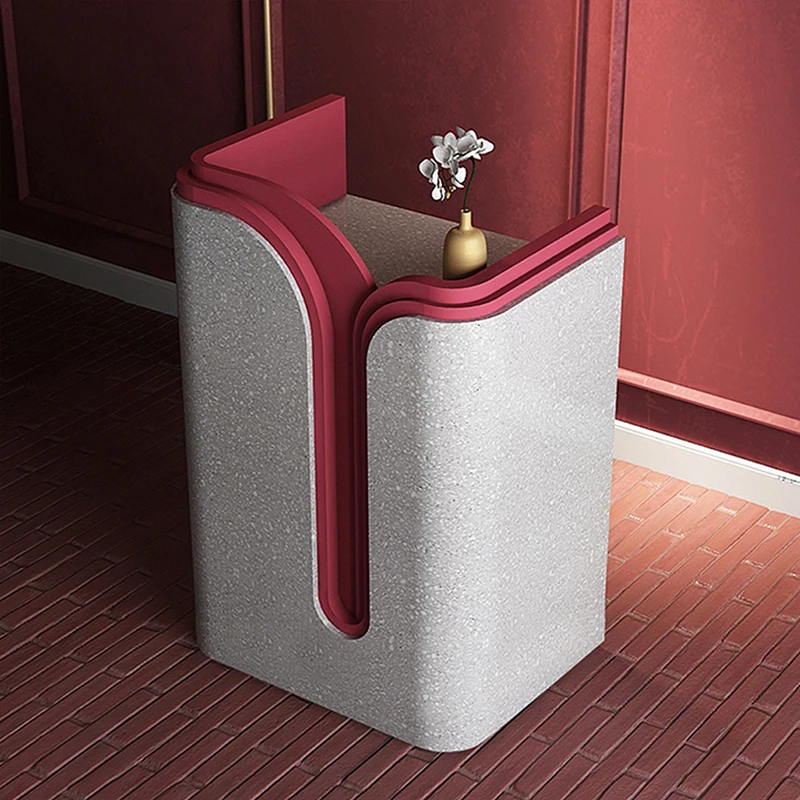 

Стойка регистрации по индивидуальному заказу, креативная эстетичная классическая универсальная стойка регистрации, современная простая офисная мебель Theke Empfang