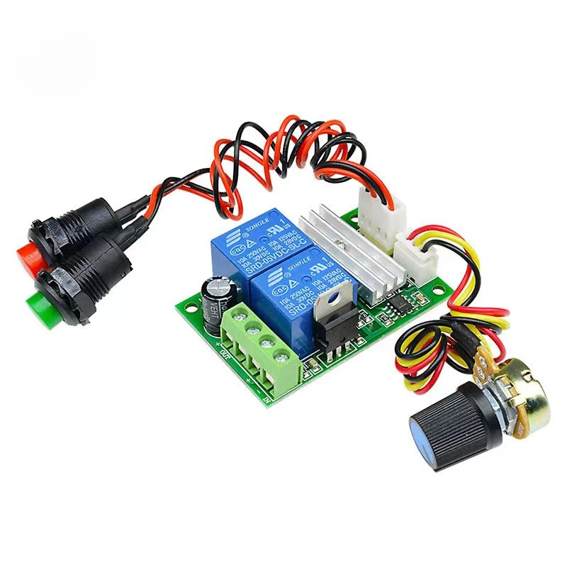 3A PWM dc motor forward and backward linear actuator governor speed control  6V-24V Electric push rod motor controller button