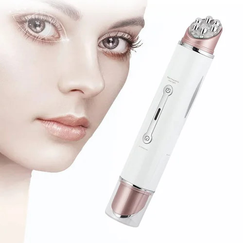 EMS 눈 미용 장치 눈 마사지기, 레드 라이트 음파 진동 눈 피부, 안티 에이징 페이스 타이트닝, 핫 컴프레션, 다크 서클 제거 